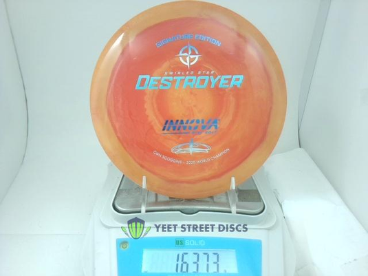 Ohn Scoggins World Champion Commemorative Swirly Star Destroyer - Innova 163.73g