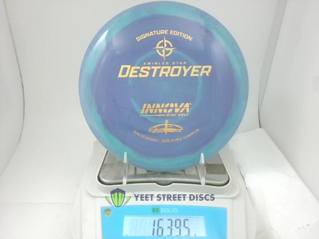 Ohn Scoggins World Champion Commemorative Swirly Star Destroyer - Innova 163.95g