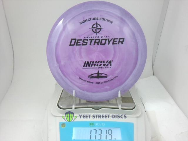 Ohn Scoggins World Champion Commemorative Swirly Star Destroyer - Innova 173.19g