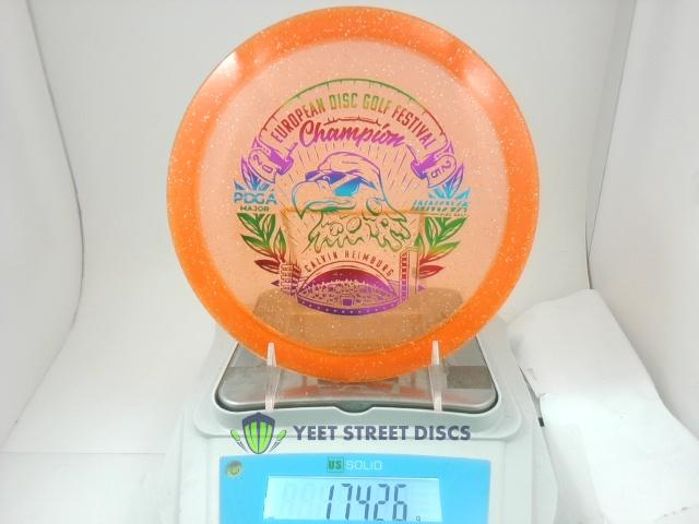 2025 Calvin Heimburg Commemorative Metal Flake Champion Eagle - Innova 174.26g