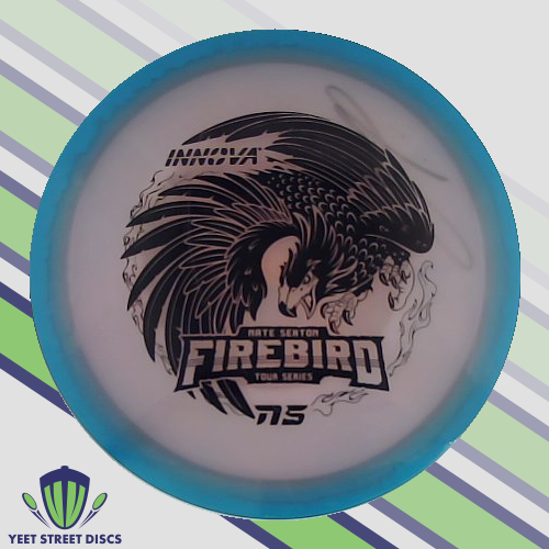 USED Ink on Flight Plate (8.5/10) 2023 Nate Sexton Glow Halo Champion Firebird - Innova 176.49g