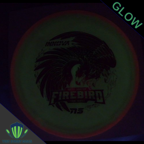 USED Ink on Flight Plate (8/10) 2023 Nate Sexton Glow Halo Champion Firebird - Innova 174.79g