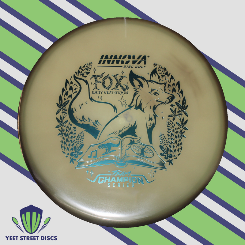 Load image into Gallery viewer, Emily Weatherman Tour Series Proto Glow Halo Champion Fox - Innova 181.14g
