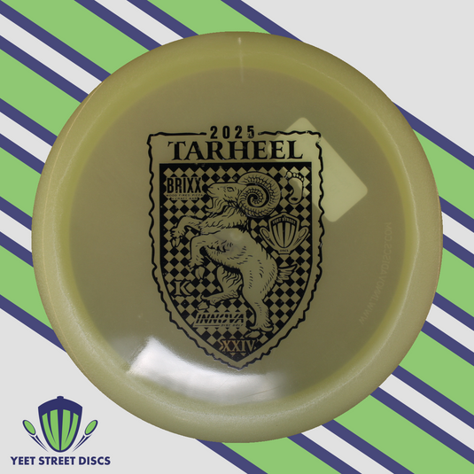USED No Ink (9/10) 2025 Tar Heel Open Proto Glow Champion Gorgon - Innova 175.00g