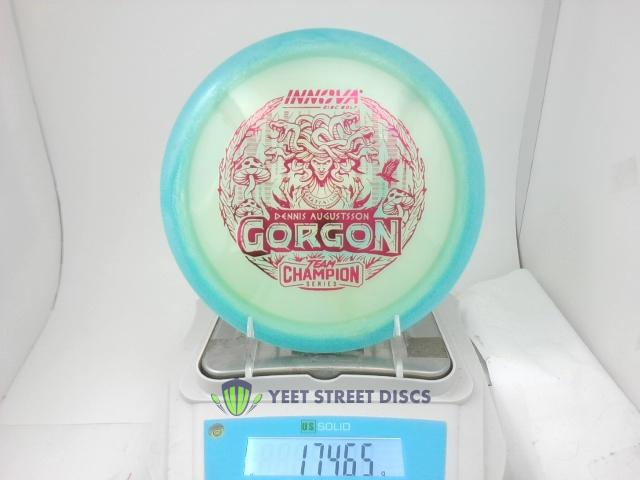 2025 Dennis Augustsson Proto Glow Halo Champion Gorgon - Innova 174.65g