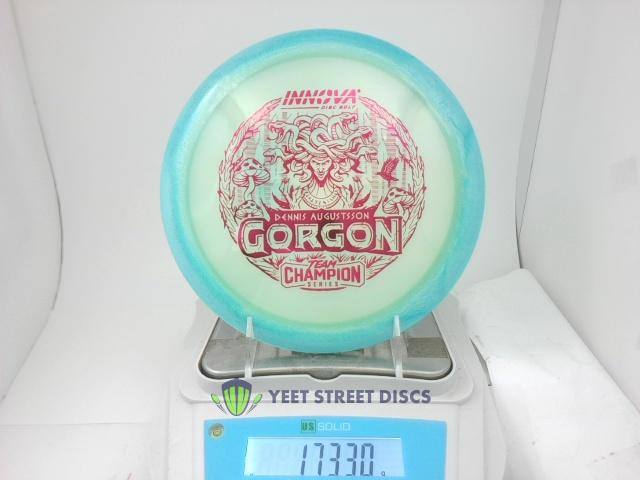 2025 Dennis Augustsson Proto Glow Halo Champion Gorgon - Innova 173.3g