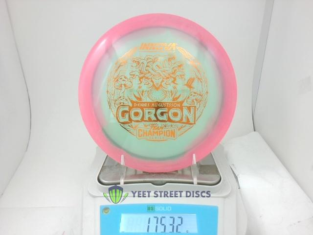 2025 Dennis Augustsson Proto Glow Halo Champion Gorgon - Innova 175.32g