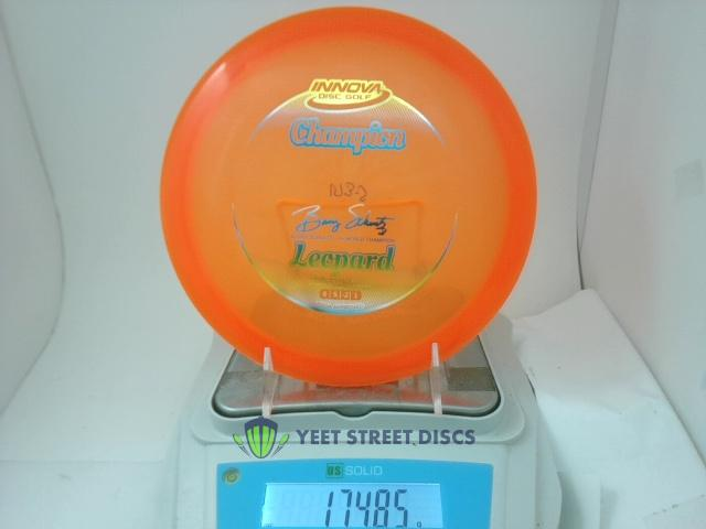 Barry Schultz 2X World Champion Champion Leopard - Innova 174.85g