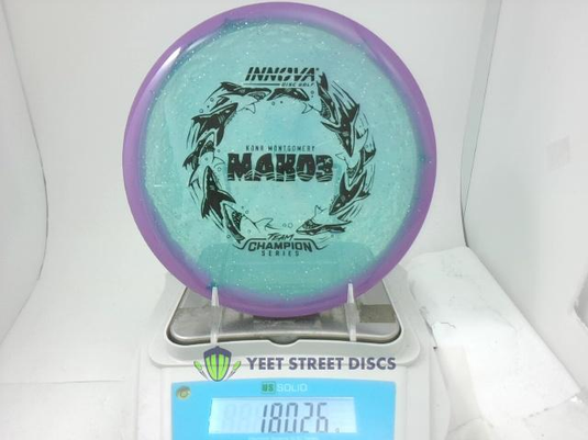 2026 Kona Montgomery Metal Flake Halo Champion Mako3 - Innova 180.26g