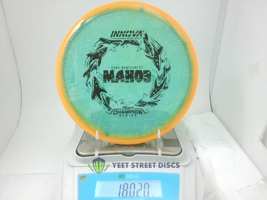 2026 Kona Montgomery Metal Flake Halo Champion Mako3 - Innova 180.2g
