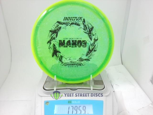 2026 Kona Montgomery Metal Flake Halo Champion Mako3 - Innova 179.59g