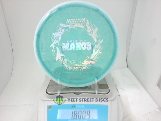 2026 Kona Montgomery Metal Flake Halo Champion Mako3 - Innova 180.09g