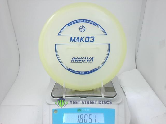 Proto Glow Champion Mako3 - Innova 180.51g