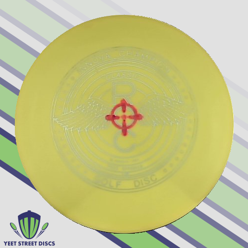 Load image into Gallery viewer, USED Inked Top &amp; Bottom Plate (8/10) Classic Star Roc - Innova 170.08g
