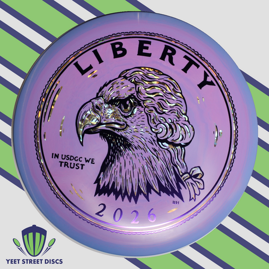 USDGC Coin Toss (Heads) Swirly Star Roc - Innova 180.02g