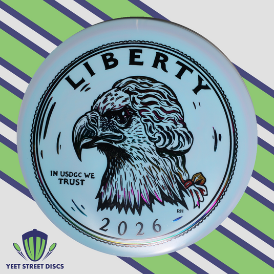 USDGC Coin Toss (Heads) Swirly Star Roc - Innova 180.50g