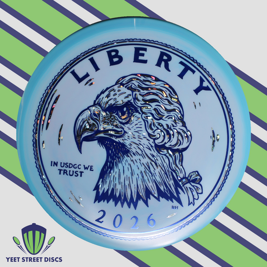 USDGC Coin Toss (Heads) Swirly Star Roc - Innova 179.80g