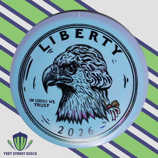 USDGC Coin Toss (Heads) Swirly Star Roc - Innova 179.76g