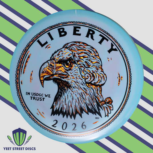 USDGC Coin Toss (Heads) Swirly Star Roc - Innova 180.27g
