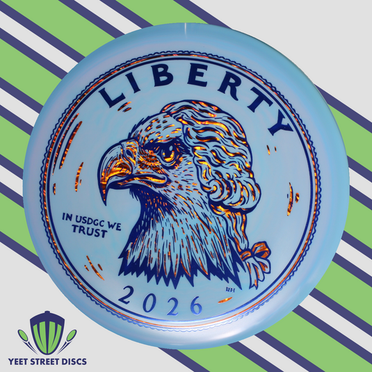 USDGC Coin Toss (Heads) Swirly Star Roc - Innova 179.80g