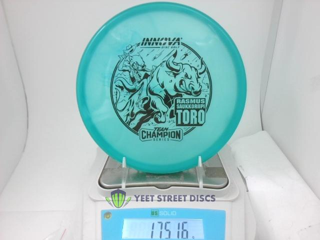 2025 Rasmus Saukkoriipi Proto Glow Champion Toro - Innova 175.16g