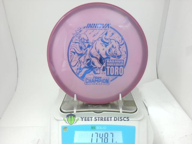 2025 Rasmus Saukkoriipi Proto Glow Champion Toro - Innova 174.87g