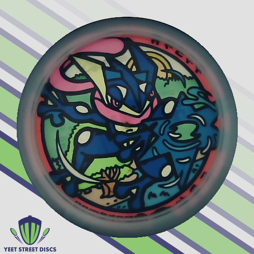Load image into Gallery viewer, Sachi Dyes Greninja Pokemon Victory Line Fuzion Skyway - Climo Disc Golf 174.06g
