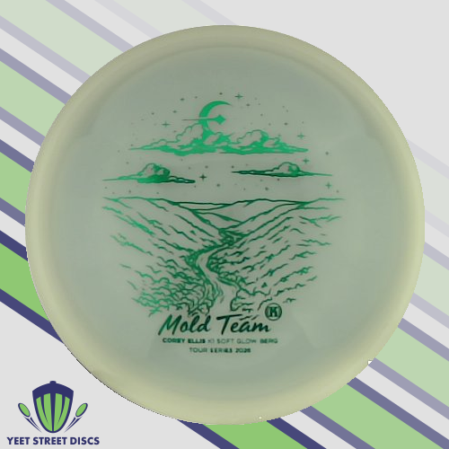 Corey Ellis Mold Team 2026 Soft  K1 Glow Berg - Kastaplast 175.83g