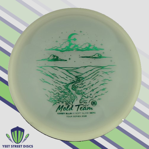 Load image into Gallery viewer, Corey Ellis Mold Team 2026 Soft  K1 Glow Berg - Kastaplast 174.59g
