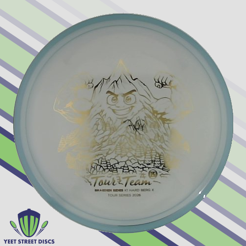 USED No Ink (9/10) 2026 Braeden Sides Tour Team  K1 Hard Berg X - Kastaplast 176.12g
