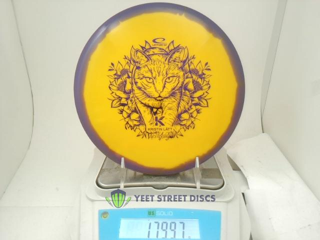 2025 Kristin Latt Team Series Gold Orbit Claymore - Latitude 64 179.97g