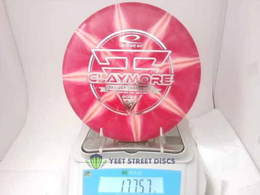 2024 Trilogy Challenge Gold-Ice Triple Burst Claymore - Latitude 64 177.57g