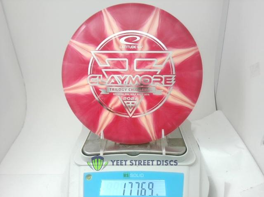 2024 Trilogy Challenge Gold-Ice Triple Burst Claymore - Latitude 64 177.69g