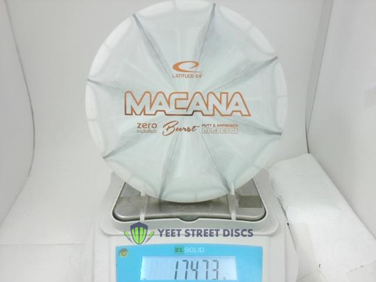 USED No Ink (9.5/10) Zero Hard Burst Macana - Latitude 64 174.73g