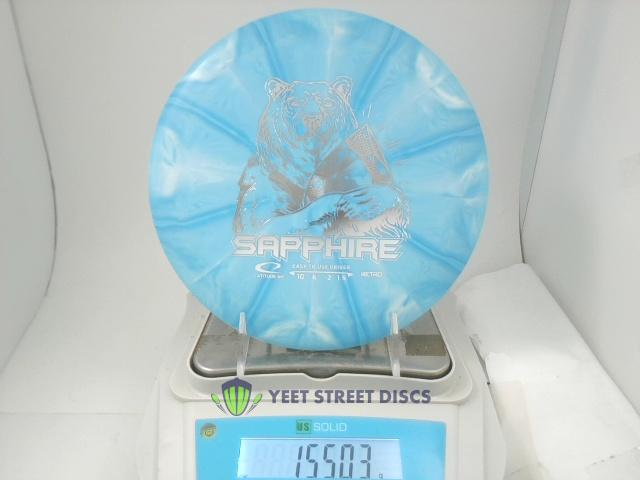 Retro Burst Sapphire - Latitude 64 155.03g