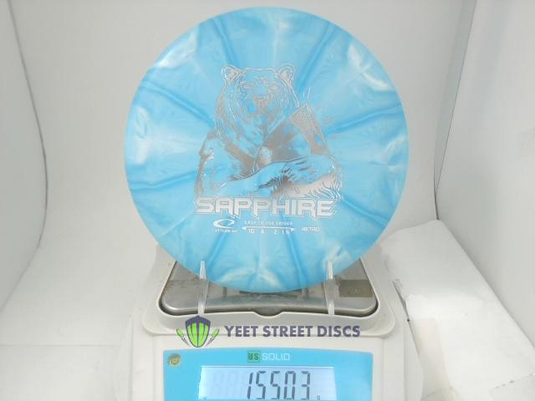 Retro Burst Sapphire - Latitude 64 155.03g