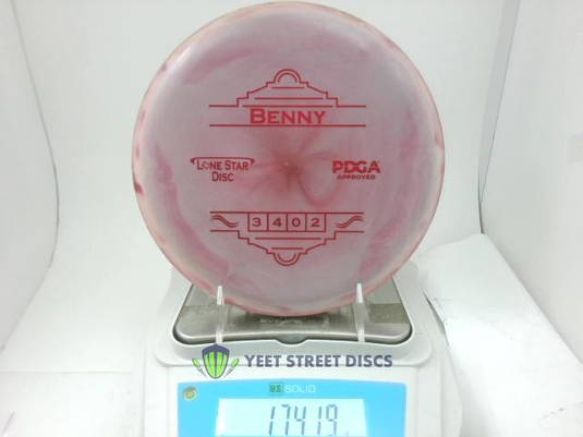 USED Ink Inside Rim & Bottom Flight Plate (7/10) Alpha Benny - Lone Star Disc 174.19g