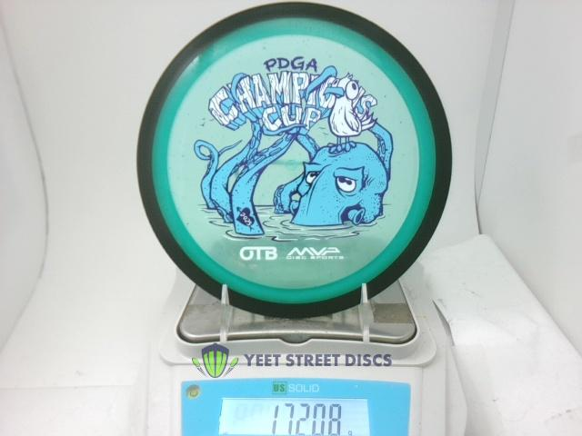 2025 PDGA Champions Cup Particle Glow Proton Wave - MVP 172.08g