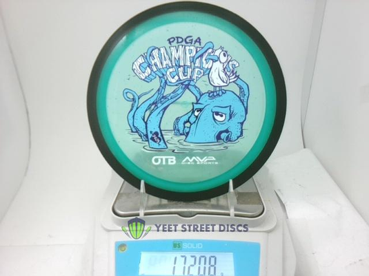 2025 PDGA Champions Cup Particle Glow Proton Wave - MVP 172.08g