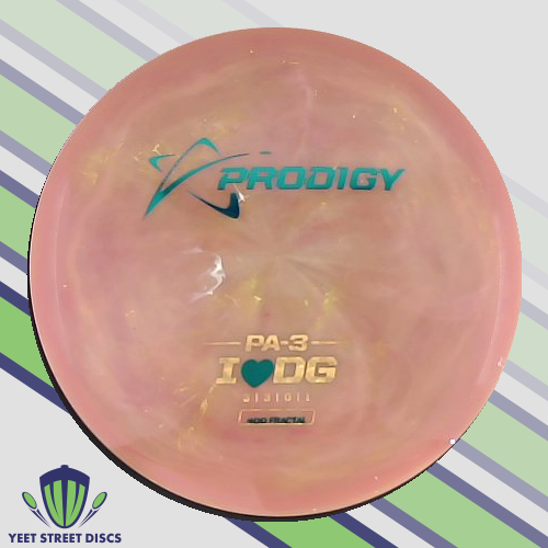 I Love Disc Golf 400 Fractal PA-3 - Prodigy 172.49g