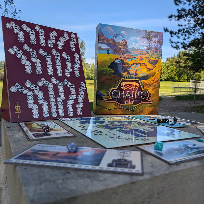 Load image into Gallery viewer, CHAINS Disc Golf Board Game
