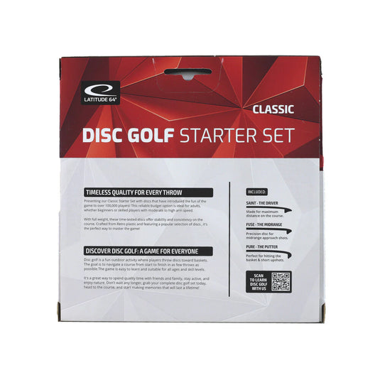 Latitude 64 Classic Disc Golf Starter Set