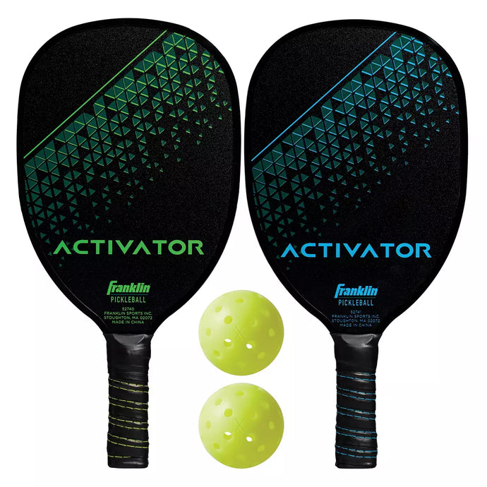 Pickleball Activator 2 Player Wooden Paddle Set