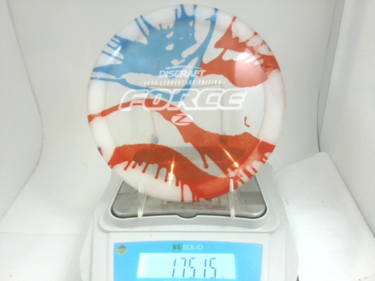 2023 Ledgestone Flag Dye Z Line Force - Discraft 175.15g