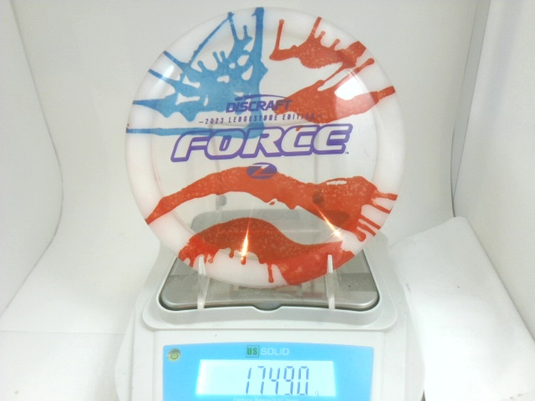 2023 Ledgestone Flag Dye Z Line Force - Discraft 174.9g
