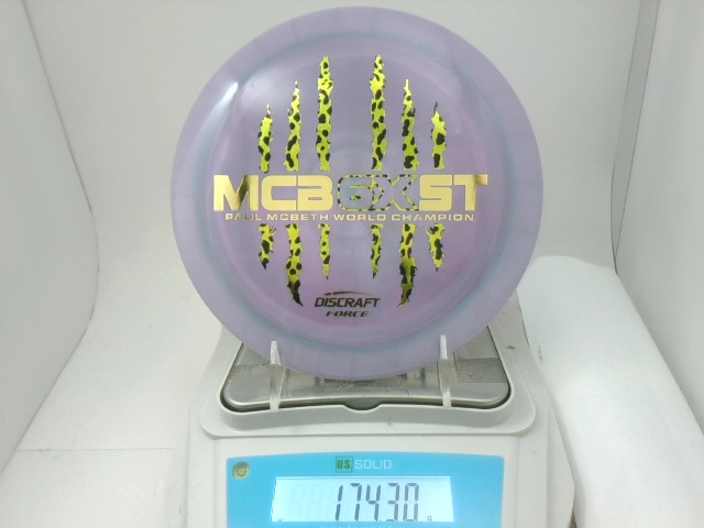 Paul McBeth MCB6XST ESP Force - Discraft 174.3g