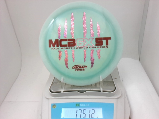 Paul McBeth MCB6XST ESP Force - Discraft 175.12g