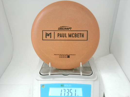 Prototype Paul McBeth Special Rubber Blend Kratos - Discraft 173.51g