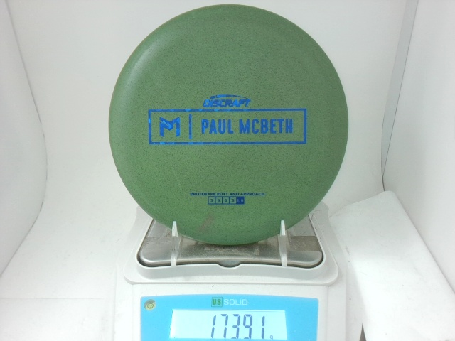 Prototype Paul McBeth Special Rubber Blend Kratos - Discraft 173.91g
