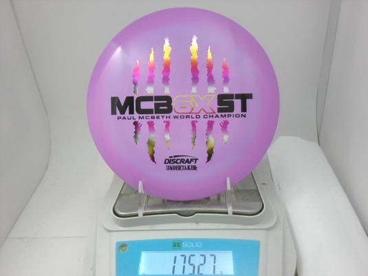 Paul McBeth MCB6xST ESP Undertaker - Discraft 175.27g
